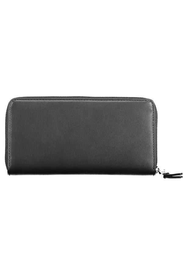 Elegant Black Wallet with RFID Block & Coin Purse