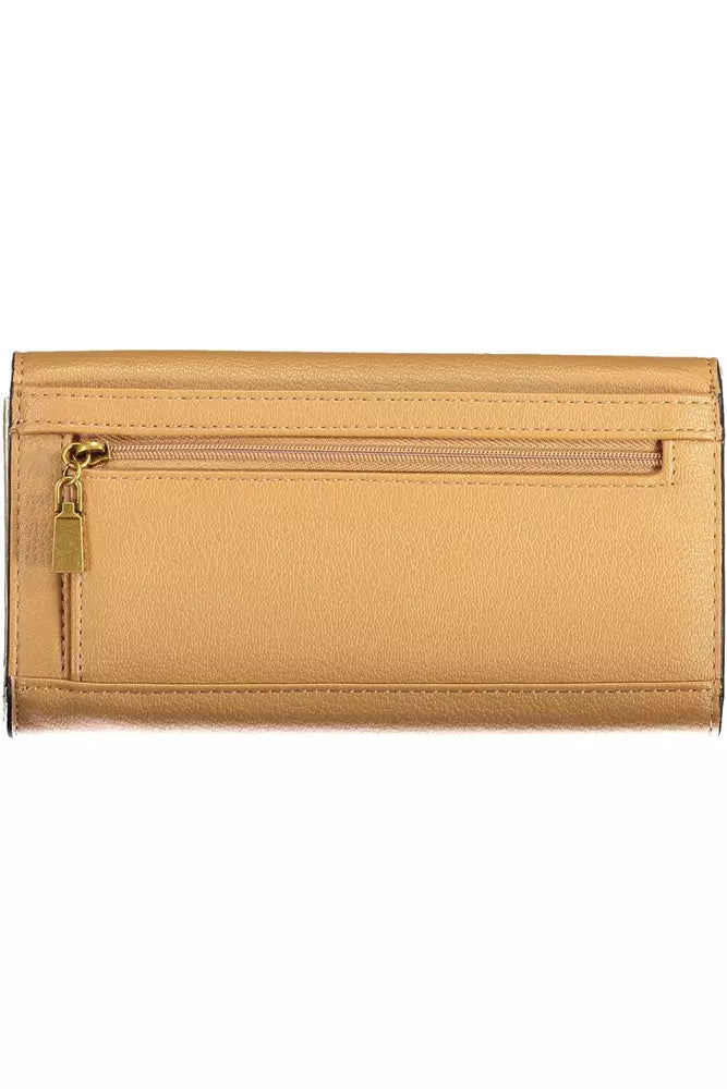 Elegant Beige Polyethylen Frauen Brieftasche