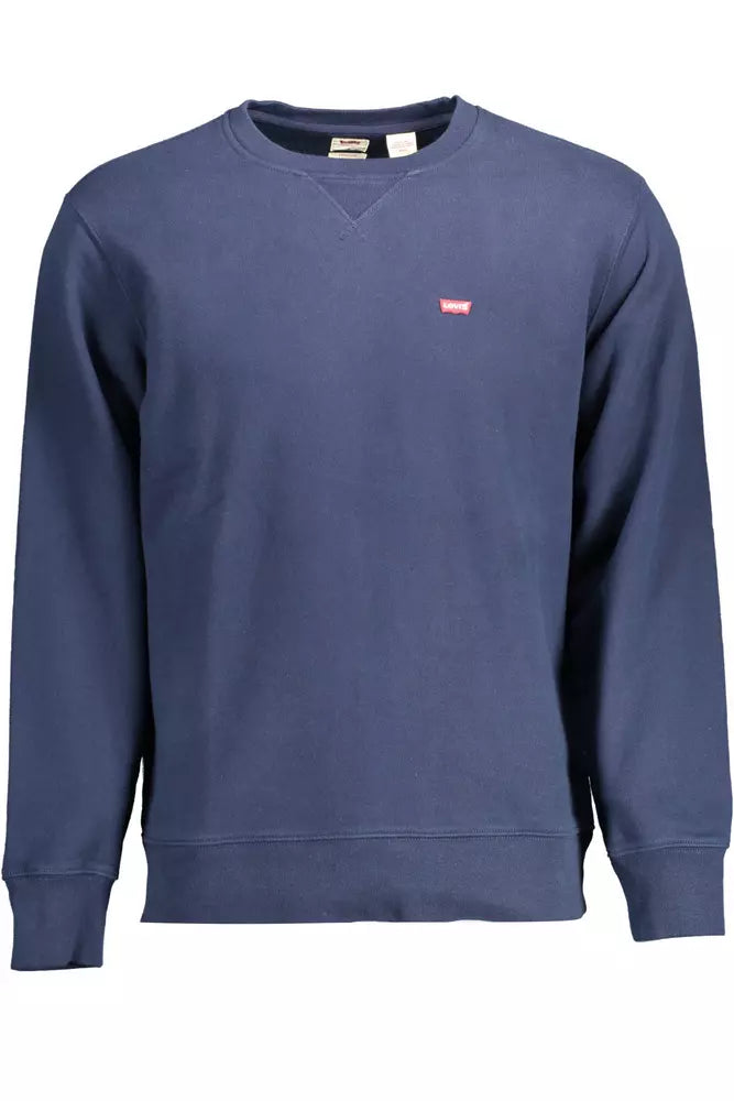 Sweat à coton bleu chic pour hommes