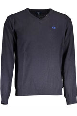 Eleganter V-Ausschnitt Wollmischpullover