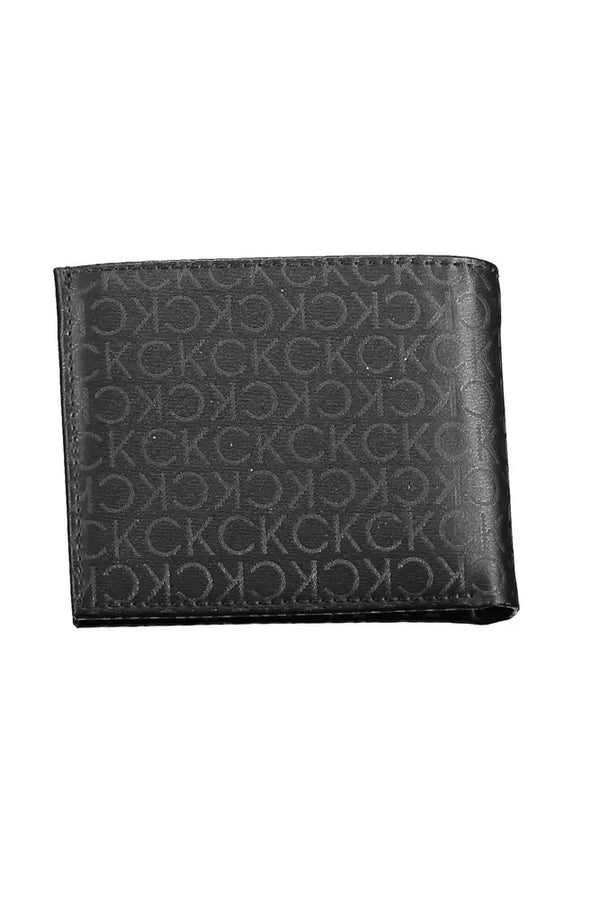 Sleek Black Bifold Wallet with RFID Block