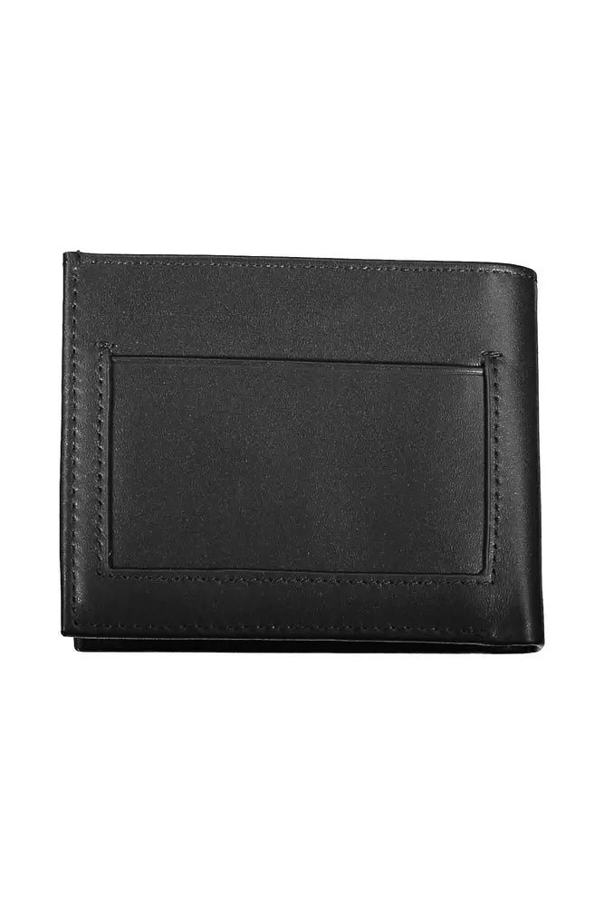 Elegant Black Polyethylene Wallet with RFID Blocker