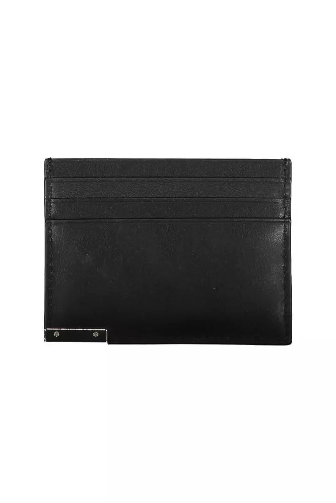 Sleek Black Polyethylene Cardholder