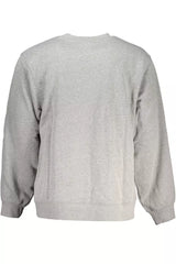 Sweat-shirt Broidered Grey Grey confortable