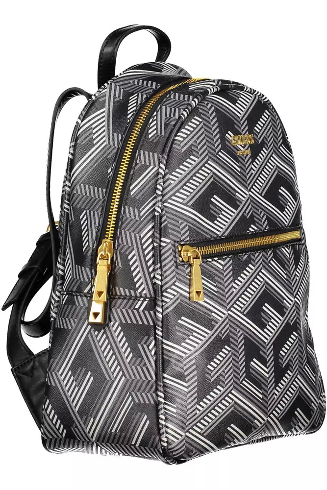 Eleganter schwarzer Polyethylen -Rucksack