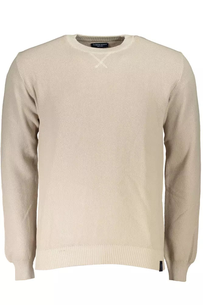 Maglione di cotone biologico chic beige