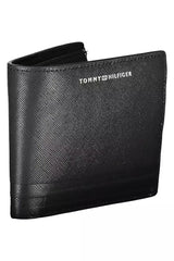 Chic Black Leather Bifold Wallet