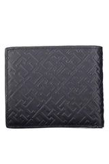 Sophisticated Blue Leather Men's Wallet