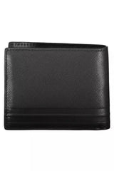 Elegant Black Leather Bifold Wallet