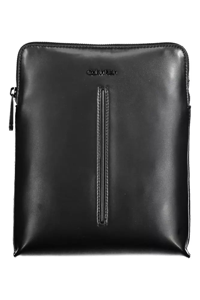 Sleek Contrasting Detail Shoulder Bag