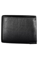 Sleek Black Leather RFID Wallet