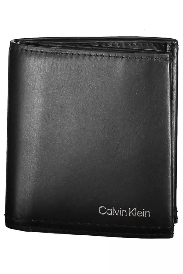 Black Leather Men Wallet