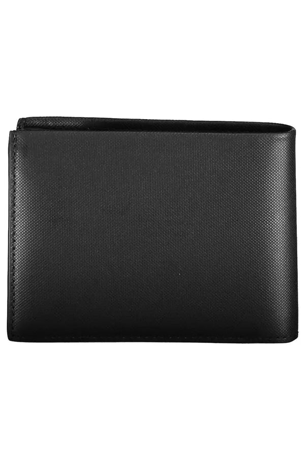 Sleek Black Leather Wallet with RFID Blocking