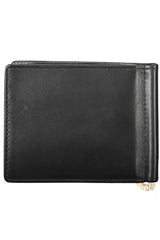 Κομψό πορτοφόλι Black Leather Money Clip