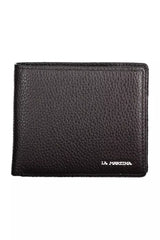 Elegante portafoglio bifold in pelle con borsa