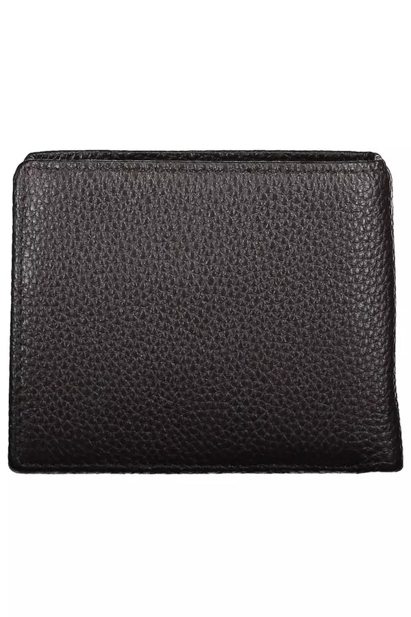 Elegante portafoglio bifold in pelle con borsa