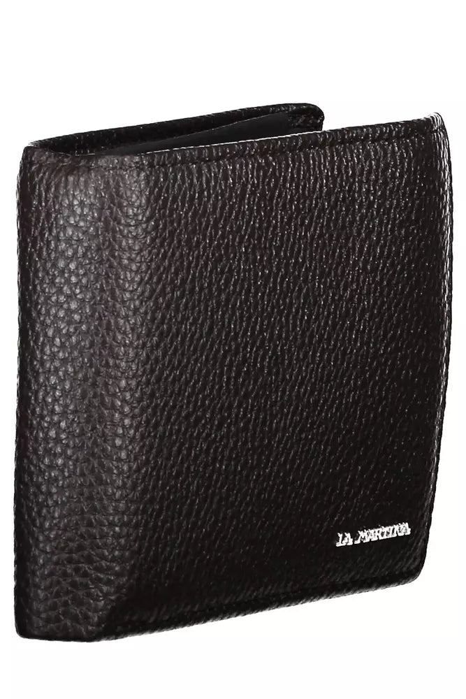 Elegante portafoglio bifold in pelle con borsa