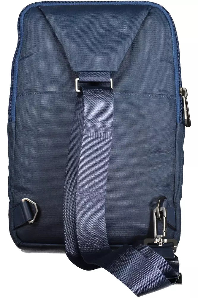 Bolso de hombro azul ecológico