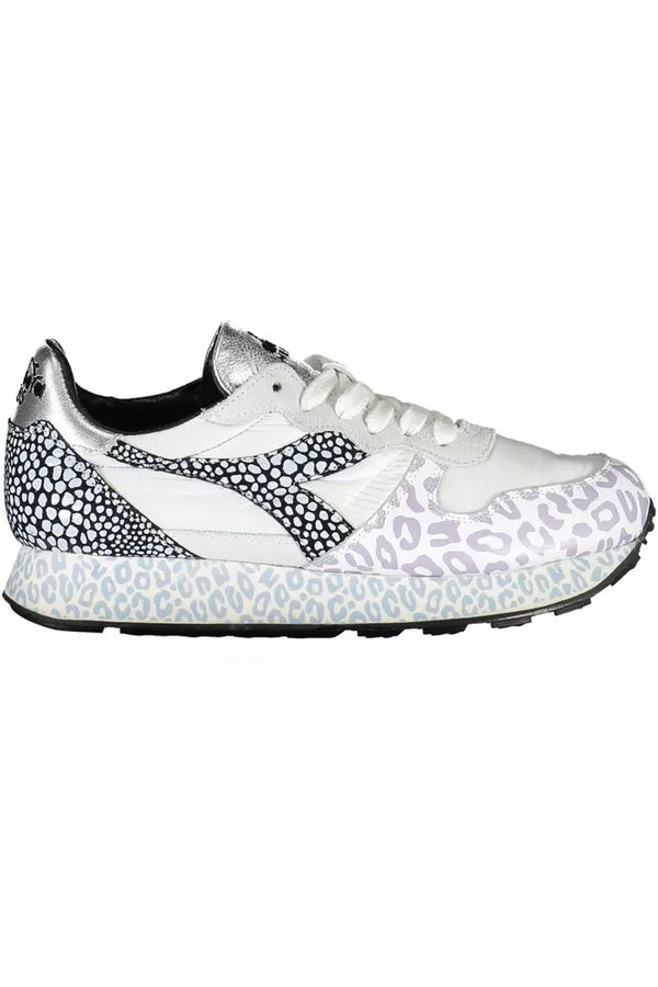 Sneakers de semelles de contraste blanc chic