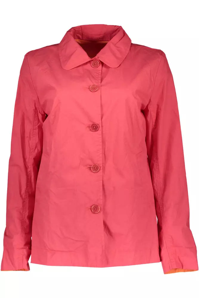 Chic Reversible Sports Jacke in Pink