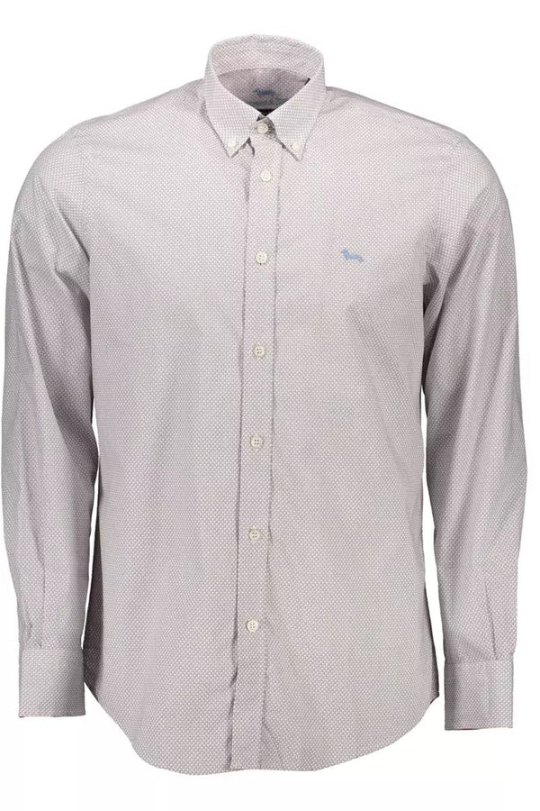 White Cotton Men Shirt