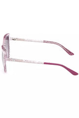 Chic Purple Square Frame Glasses