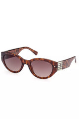 Chic Teardrop Brown Linsen Sonnenbrille