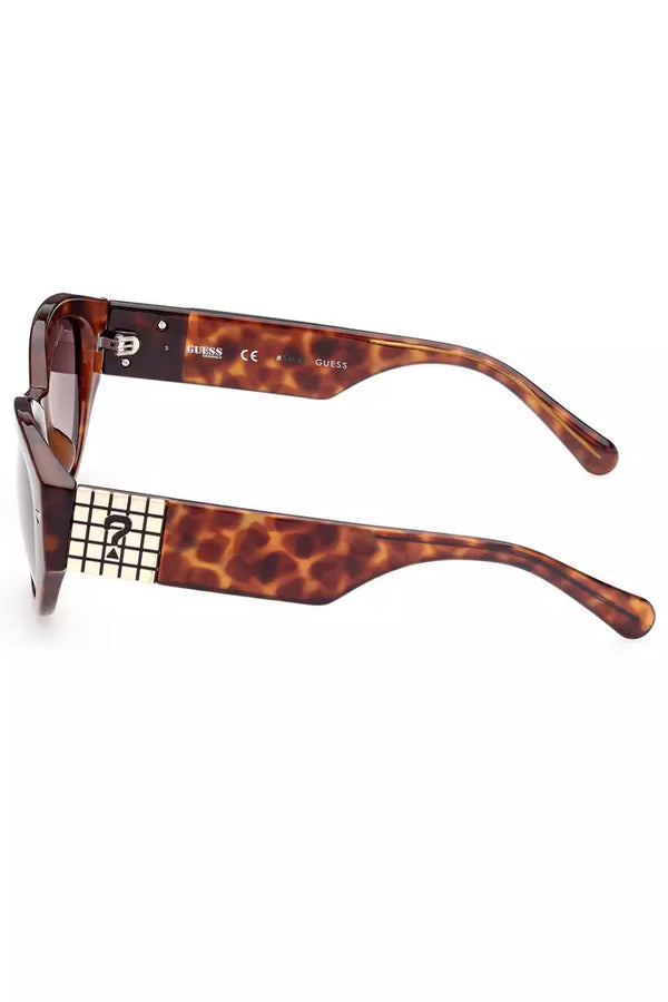 Chic Teardrop Brown Linsen Sonnenbrille