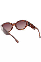 Chic Teardrop Brown Linsen Sonnenbrille