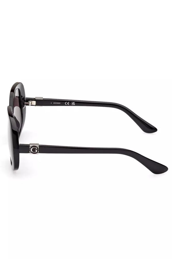 Chic Black Square Frame Sonnenbrille