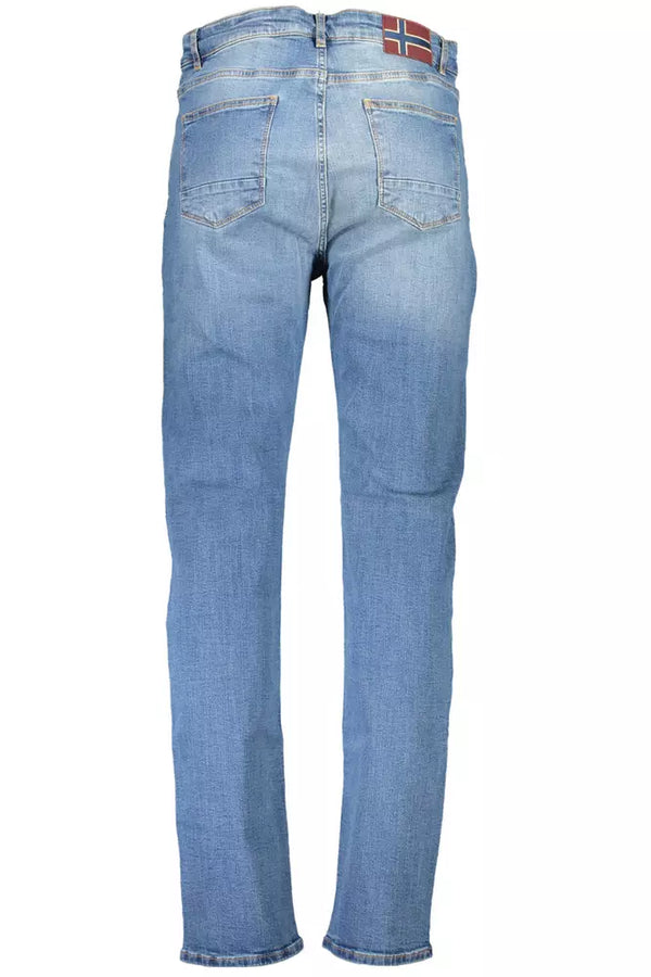 Chic hellblau regulärer Fit Denim