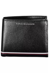 Elegant Black Leather Bifold Wallet