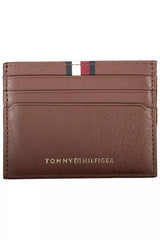 Elegant Brown Leather Card Holder