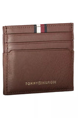 Elegant Brown Leather Card Holder