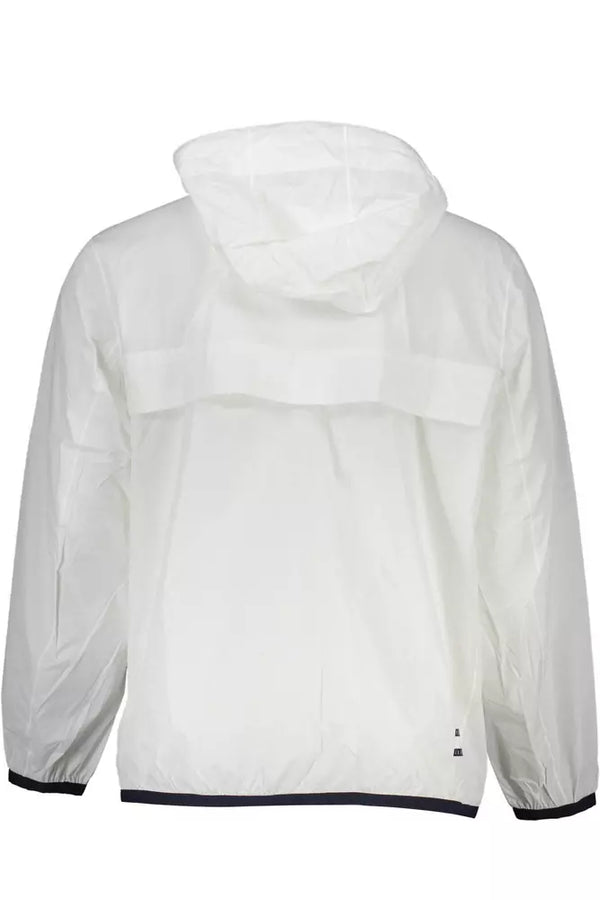 White Polyamide Men Jacket