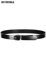 Black Polyester Women Belt