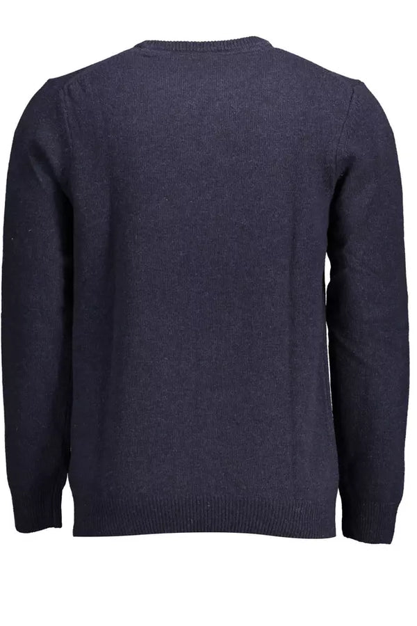 Klassiker Blue Woll Mischpullover