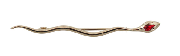 Eleganter Silberkristallbrosche Pin