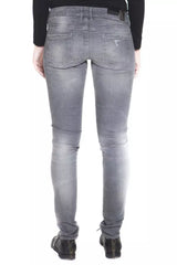 Chic jeans grises descoloridos