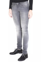 Chic jeans grises descoloridos