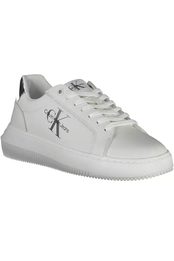 White Leather Women Sneaker