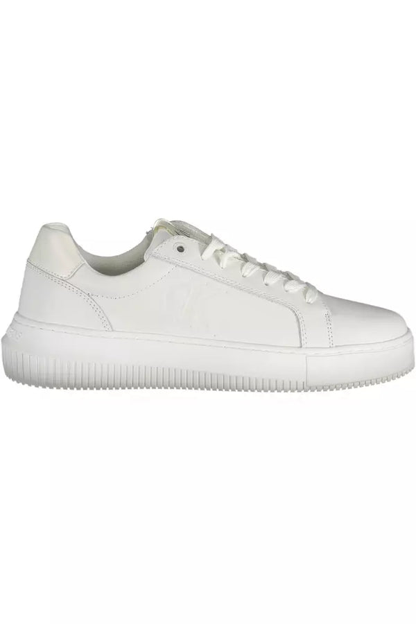 White Leather Women Sneaker