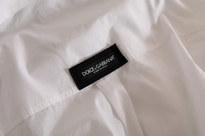 Chemise formelle en coton blanc élégant