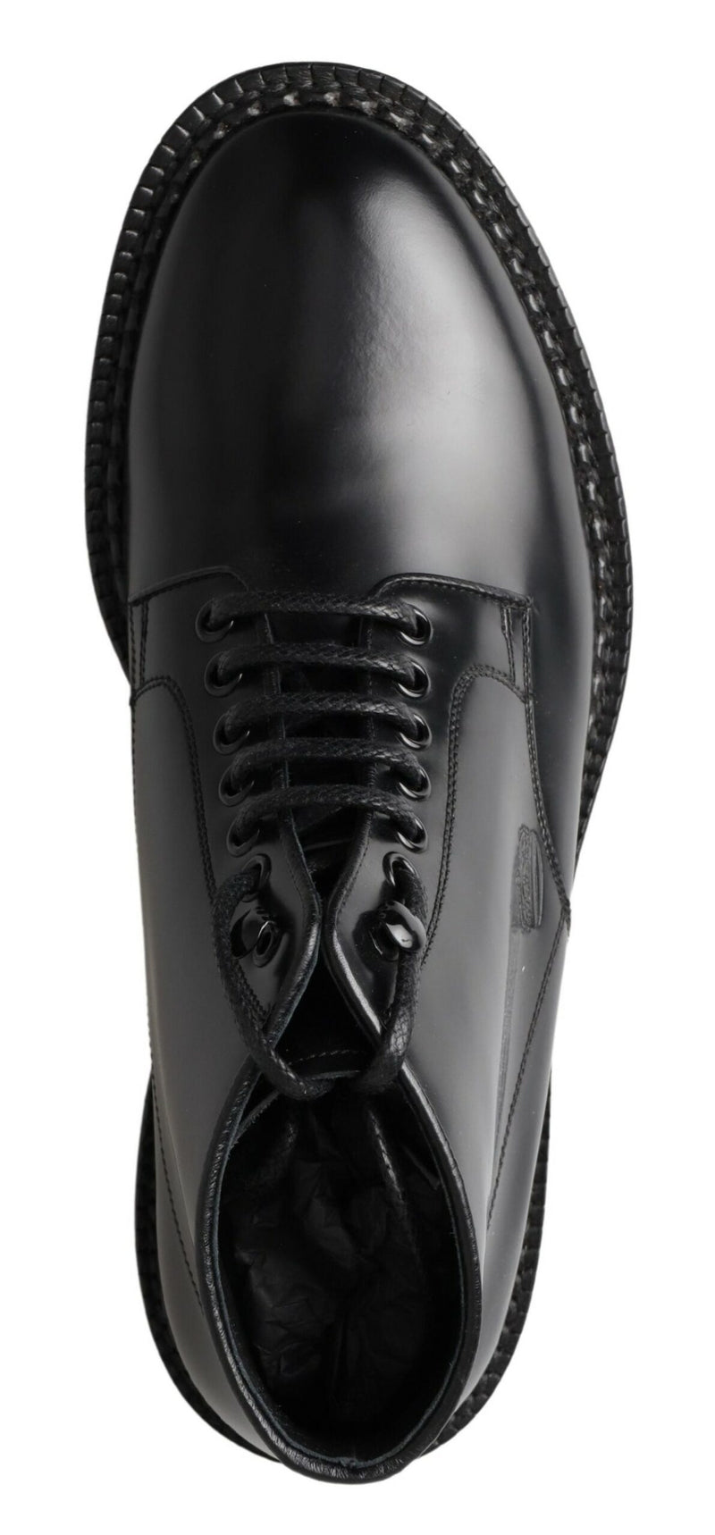 Elegante schwarze Leder -Männerstiefel