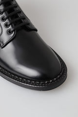 Elegante schwarze Leder -Männerstiefel