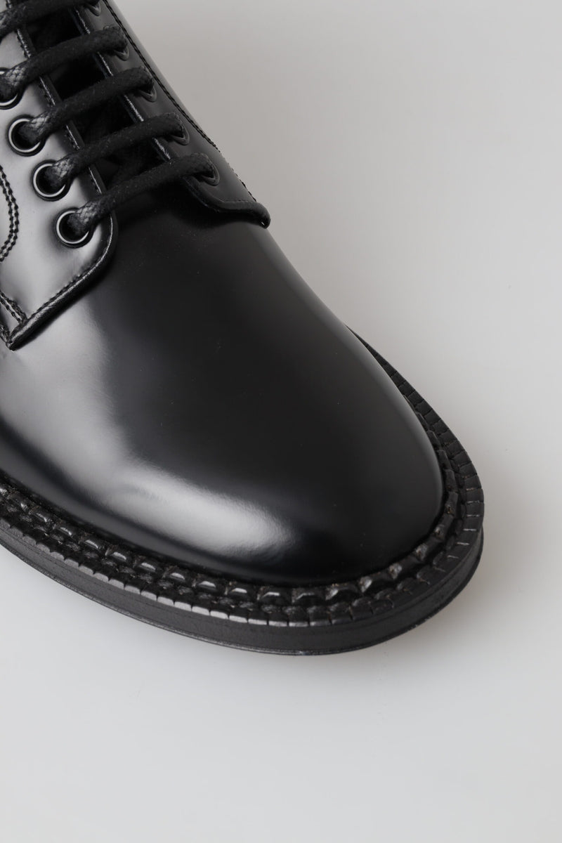 Elegante schwarze Leder -Männerstiefel