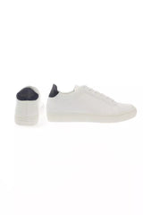 Eleganti sneaker in pelle monocolore