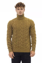 Eleganter Wollpullover-Rollkragenpullover-Pullover