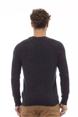 Eleganter Crewneck schwarzer Pullover