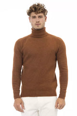 Eleganter Rollkragenpaka -Mischpullover